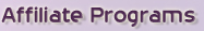 affiliate programs and partners